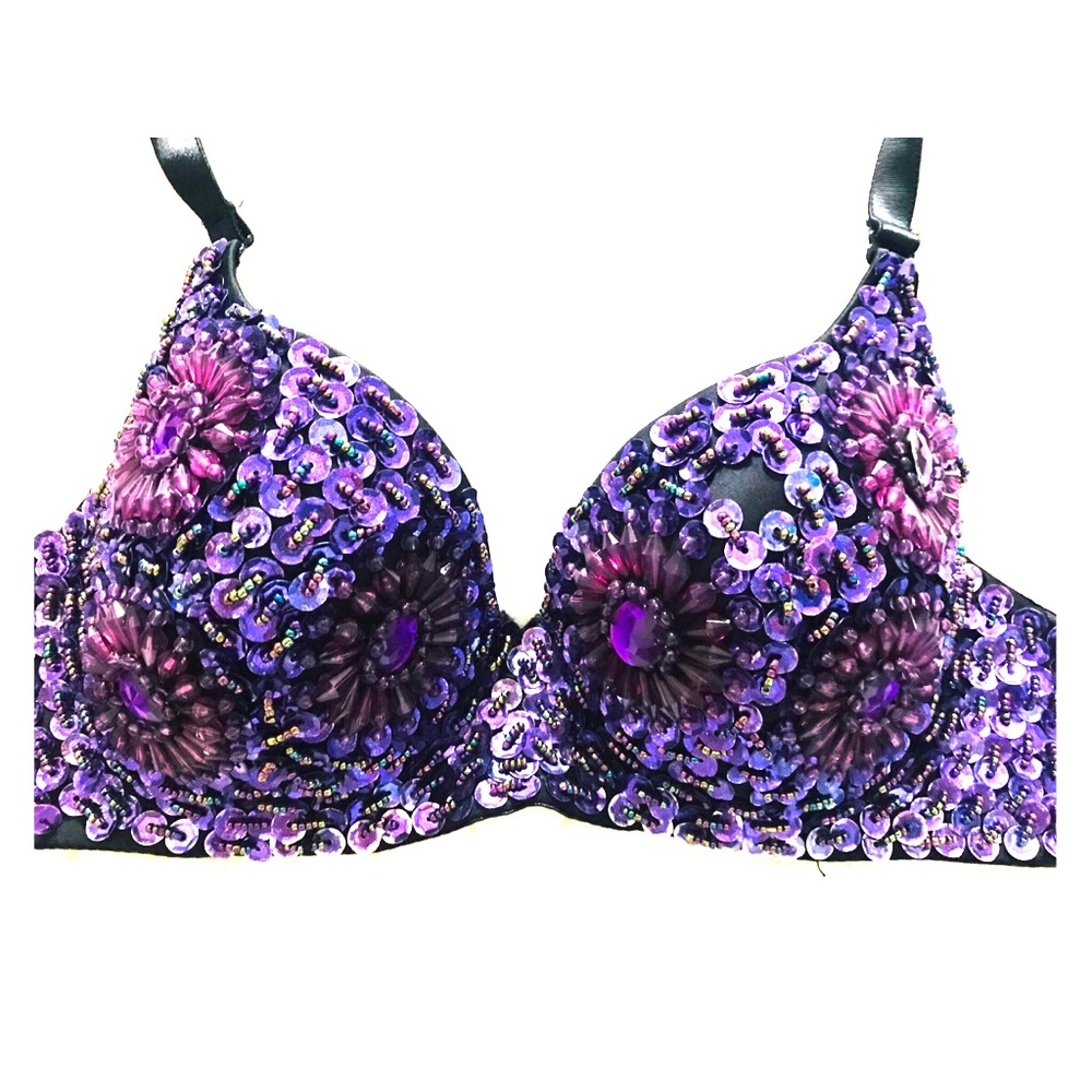 Sequin Bra / Rave Bra